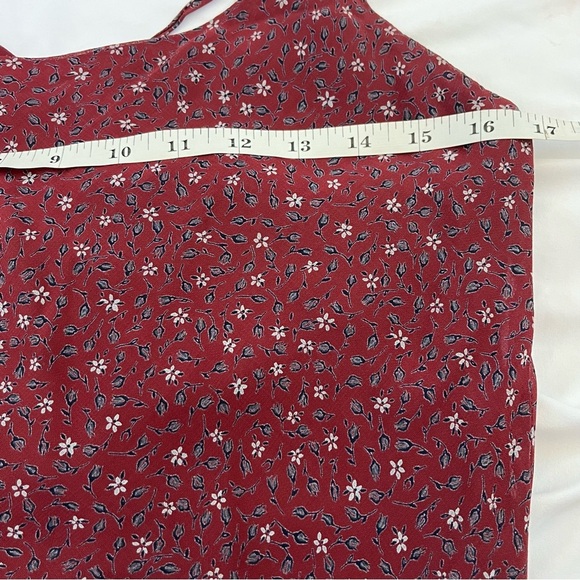 Cirana Los Angeles Elegant Burgundy Spaghetti Strap Dress Medium - Picture 7 of 11